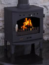 Carron 4.7kW multi-fuel enamel defra stove at Hove Wood Burners