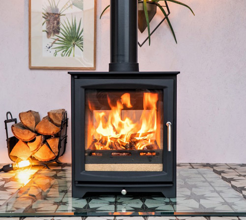 Ecosy+ Hampton Double Sided ecodesign defra stove at Hove Wood Burners