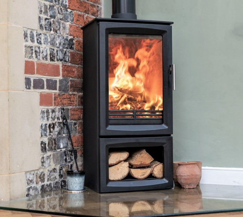 Ecosy+ Hampton Highline ecodesign defra stove at Hove Wood Burners