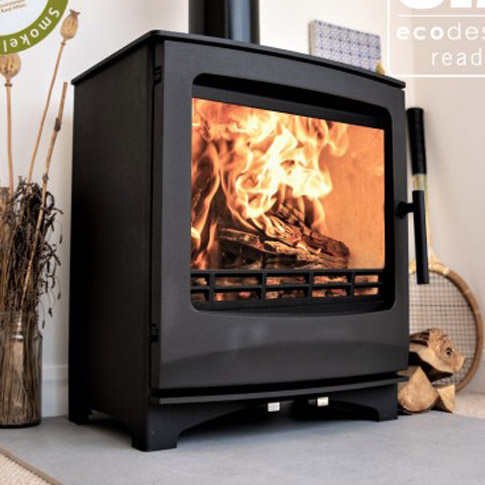 Ecosy+ Newburn Wide ecodesign defra stove at Hove Wood Burners