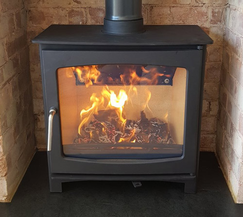 Ecosy+ Panoramic ecodesign defra stove at Hove Wood Burners
