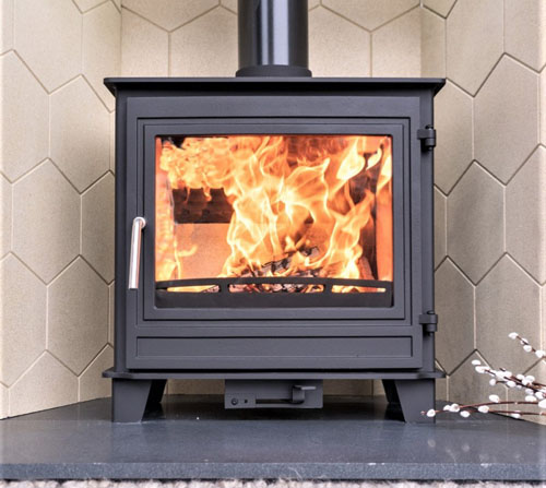 Ecosy+ Panoramic Traditional ecodesign defra stove at Hove Wood Burners