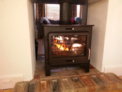 hove wood burners | ekol clarity double sided
