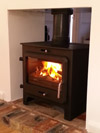 ekol double sided stove fitted in Portslade Brighton