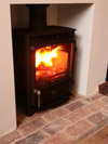FDC 5wide multi-fuel burner installed in Brighton & Hove