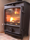 FDC 5wide wood burner installed by Hove Wood Burners