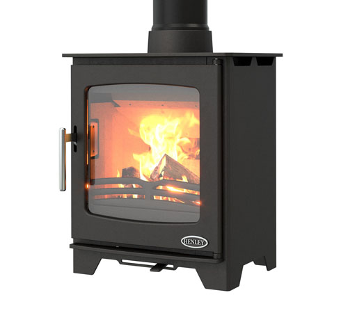 Henley Hazelwood Compact stove at HOVE WOOD BURNERS