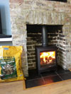 MI Flues Medium Tinderbox ecodesign wood burner in Hove
