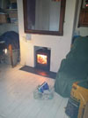 MI Flues Skiddaw ecodesign wood burner fitted in Hove