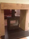 OER double sided ecodesign multi-fuel wood burner supplied and fitted in Portslade near Brighton