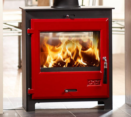 OER double sided ecodesign multi-fuel Defra log burner in Brighton by Hove Wood Burners