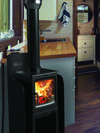 Saltfire Peanut 3 with logstore in Cabin