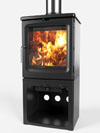 Saltfire Peanut stove 5kW ecodesign logstore Hove