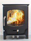 Saltfire St-X4 ecodesign log burner installed in Brighton