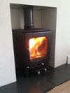 Saltfire ST-X5 multi-fuel defra stove fitted in Hove