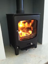Saltfire ST-X8  ecodesign stove installed in Brighton East Sussex