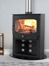 Saltfire ST-X Wide multi-fuel defra ecodesign stove