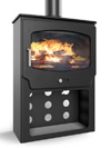 Saltfire ST-X Wide multi-fuel defra ecodesign stove