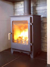 Town & Country Harrogate log burner fitted in Brighton