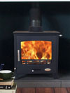 Woolly Mammoth 5kW Wide Screen multi-fuel defra stove at Hove Wood Burners