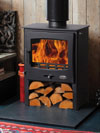 Woolly Mammoth 5kW Wide Screen multi-fuel stove at Hove Wood Burners
