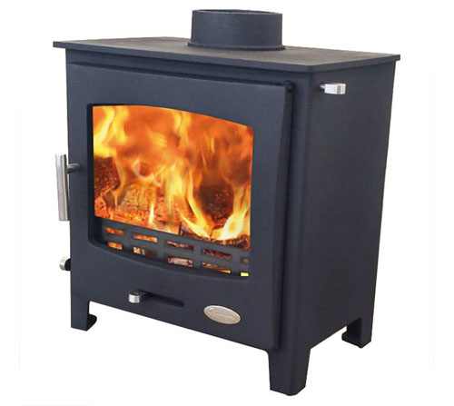 Woolly Mammoth Wide Screen multi-fuel defra stove at Hove Wood Burners